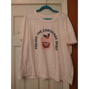 Feeling The Christmas Spirit Short Sleeve Tee 2X